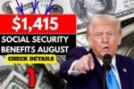 $1,415 Social Security Benefit In August 2025